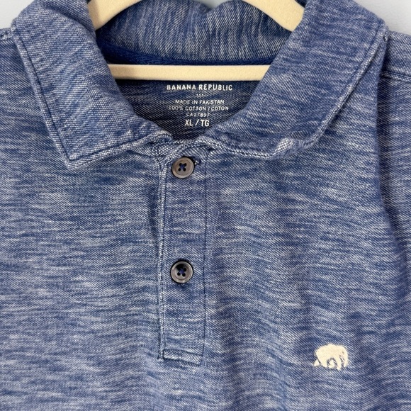 Banana Republic Men”s Polo Navy Blue Size XL - Picture 3 of 5